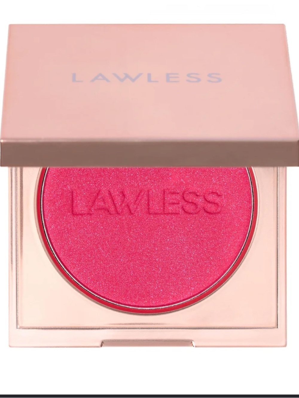 LAWLESS Velvet Blush — Bright Fuchsia Powder Blush